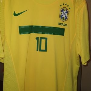 Nike Ronaldinho CBF Soccer Home Jersey